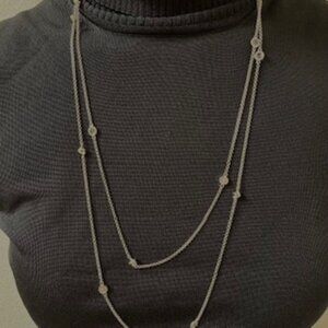 Emporio Armani  Sterling  Steel  55” Chain Necklace for women